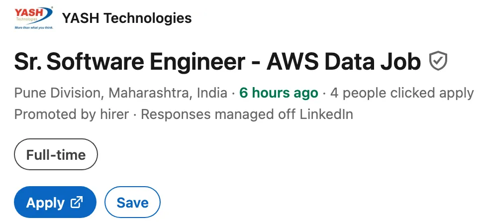 Yash Technologies Alert